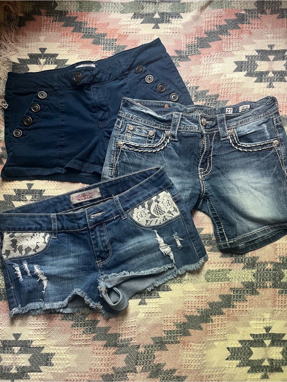 Y2K low rise shorts bundle